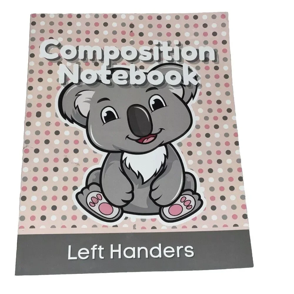 Left-handed Composition Notebook New Made In The U.S.A 2022 VERY CUTE KOALA BEAR
